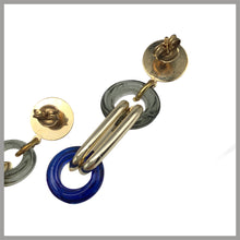 Carica l'immagine nel visualizzatore di Gallery, OCCM8 - orecchini catena cerchio di Murano