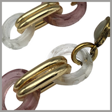Carica l'immagine nel visualizzatore di Gallery, OCCM13 - orecchini catena cerchio di Murano