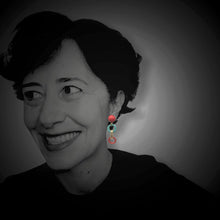 Carica l'immagine nel visualizzatore di Gallery, OCCM6 - Orecchini catena vetro di Murano