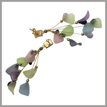 Carica l'immagine nel visualizzatore di Gallery, OGPF2 - Orecchini Gocce Cristallo Pendenti Petali Fiore