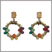 Carica l'immagine nel visualizzatore di Gallery, OGCCE1 - Orecchini Goccia Cerchio