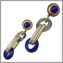 Carica l'immagine nel visualizzatore di Gallery, OCCM8 - orecchini catena cerchio di Murano