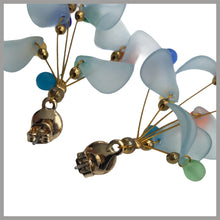 Carica l'immagine nel visualizzatore di Gallery, OGPF5 - Gocce Cristallo Pendenti Petalo Fiore