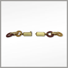 Carica l'immagine nel visualizzatore di Gallery, OCCM9 - orecchini catena cerchio di Murano