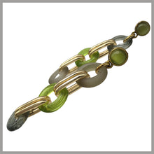 Carica l'immagine nel visualizzatore di Gallery, OCCM5 - orechini catena cerchio di Murano