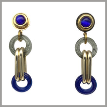 Carica l'immagine nel visualizzatore di Gallery, OCCM8 - orecchini catena cerchio di Murano