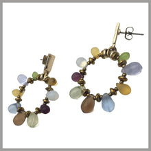 Carica l'immagine nel visualizzatore di Gallery, OGCCE5 - Orecchini Goccia Cerchio