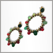 Carica l'immagine nel visualizzatore di Gallery, OGCCE6 - Orecchini Goccia Cerchio