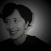 Carica l'immagine nel visualizzatore di Gallery, OCCM5 - orechini catena cerchio di Murano