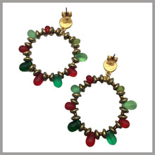 Carica l'immagine nel visualizzatore di Gallery, OGCCE6 - Orecchini Goccia Cerchio