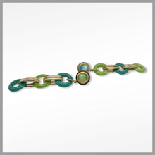 Lade das Bild in den Galerie-Viewer, OCCM1 - orecchini catena cerchio murano