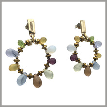 Carica l'immagine nel visualizzatore di Gallery, OGCCE5 - Orecchini Goccia Cerchio