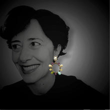 Carica l'immagine nel visualizzatore di Gallery, OGCCE2 - Orecchini Goccia Cerchio