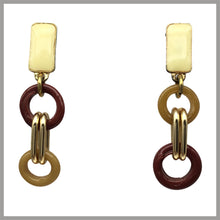 Carica l'immagine nel visualizzatore di Gallery, OCCM9 - orecchini catena cerchio di Murano