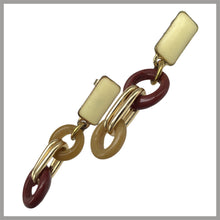 Carica l'immagine nel visualizzatore di Gallery, OCCM9 - orecchini catena cerchio di Murano