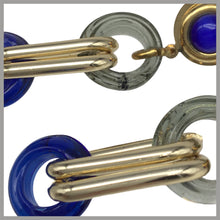 Carica l'immagine nel visualizzatore di Gallery, OCCM8 - orecchini catena cerchio di Murano