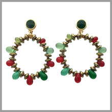 Carica l'immagine nel visualizzatore di Gallery, OGCCE6 - Orecchini Goccia Cerchio