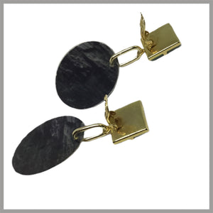 OCLBP3 - Orecchini clip bottone pendente