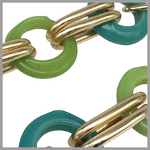 Lade das Bild in den Galerie-Viewer, OCCM1 - orecchini catena cerchio murano