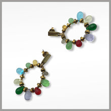 Carica l'immagine nel visualizzatore di Gallery, OGCCE3 - Orecchini Goccia Cerchio