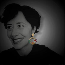 Carica l'immagine nel visualizzatore di Gallery, OGCCE1 - Orecchini Goccia Cerchio