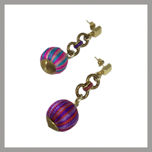 Carica l'immagine nel visualizzatore di Gallery, OPP1 - Orecchini Passamaneria Pendenti Piccoli