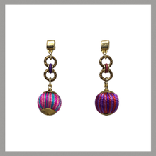 Carica l'immagine nel visualizzatore di Gallery, OPP1 - Orecchini Passamaneria Pendenti Piccoli