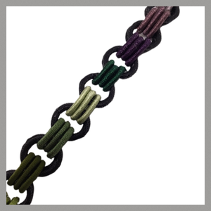 BR5 - braccialetto catena e passamaneria