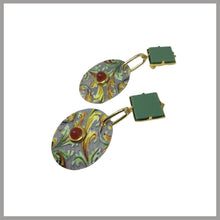 Lade das Bild in den Galerie-Viewer, OCLBP3 - Orecchini clip bottone pendente
